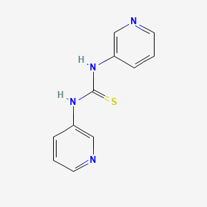 molecular formula C11H10N4S B3494291 N,N'-bis(3-pyridyl)thiourea 