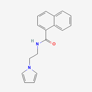 N-[2-(1H-pyrrol-1-yl)ethyl]naphthalene-1-carboxamide