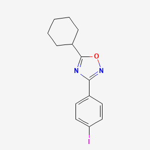 5-cyclohexyl-3-(4-iodophenyl)-1,2,4-oxadiazole