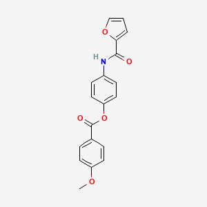 4-(2-furoylamino)phenyl 4-methoxybenzoate