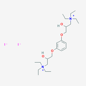 B034944 AMMONIUM, (m-PHENYLENEBIS(OXY(2-HYDROXYTRIMETHYLENE)))BIS(TRIETHYL-, DIIODIDE CAS No. 101501-69-3