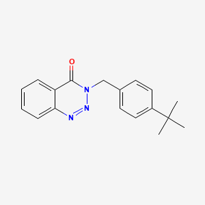 molecular formula C18H19N3O B3494534 3-(4-tert-butylbenzyl)-1,2,3-benzotriazin-4(3H)-one 