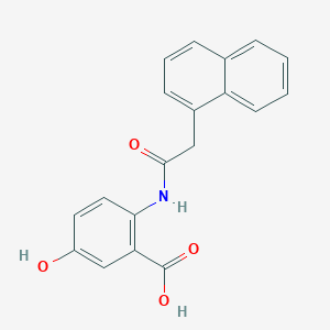 5-hydroxy-2-[(1-naphthylacetyl)amino]benzoic acid