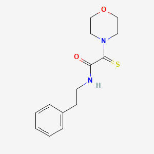 2-(4-morpholinyl)-N-(2-phenylethyl)-2-thioxoacetamide