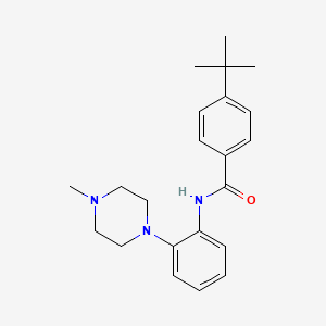 4-tert-butyl-N-[2-(4-methyl-1-piperazinyl)phenyl]benzamide