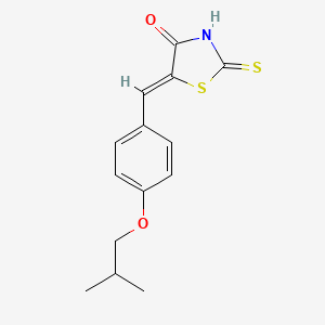 (5Z)-5-[4-(2-methylpropoxy)benzylidene]-2-sulfanyl-1,3-thiazol-4(5H)-one