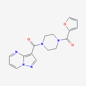 3-{[4-(2-furoyl)-1-piperazinyl]carbonyl}pyrazolo[1,5-a]pyrimidine