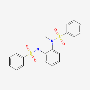 N-METHYL-N-[2-(N-METHYLBENZENESULFONAMIDO)PHENYL]BENZENESULFONAMIDE