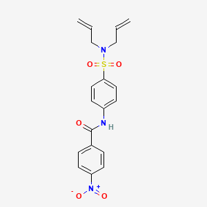 N-{4-[(diallylamino)sulfonyl]phenyl}-4-nitrobenzamide