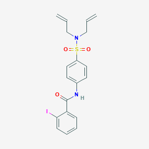 N-{4-[(diallylamino)sulfonyl]phenyl}-2-iodobenzamide