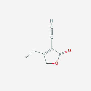 B034951 3-Ethyl-4-ethynyl-2H-furan-5-one CAS No. 109273-68-9