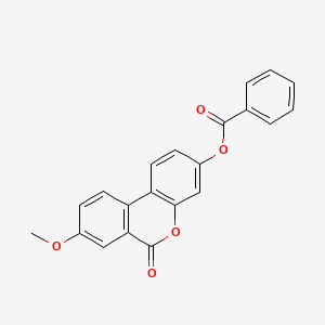 8-methoxy-6-oxo-6H-benzo[c]chromen-3-yl benzoate