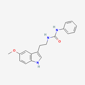 1-[2-(5-methoxy-1H-indol-3-yl)ethyl]-3-phenylurea