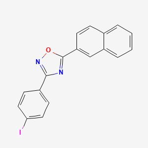 3-(4-iodophenyl)-5-(2-naphthyl)-1,2,4-oxadiazole