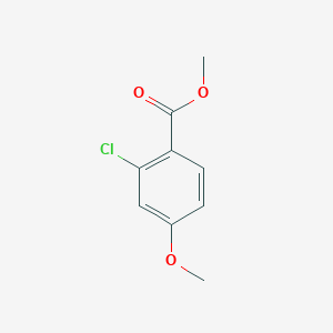 molecular formula C9H9ClO3 B034954 2-氯-4-甲氧基苯甲酸甲酯 CAS No. 104253-45-4