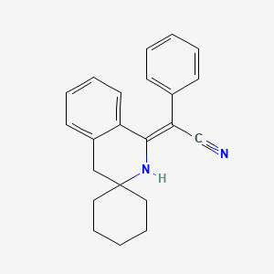 phenyl(2'H-spiro[cyclohexane-1,3'-isoquinolin]-1'(4'H)-ylidene)acetonitrile