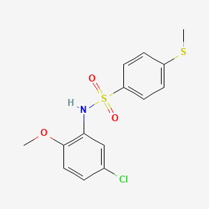 N-(5-chloro-2-methoxyphenyl)-4-(methylthio)benzenesulfonamide