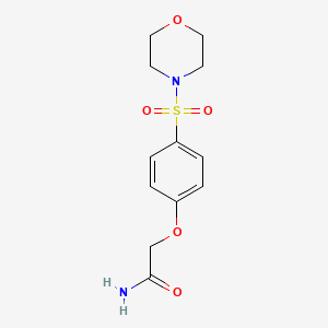 2-[4-(4-morpholinylsulfonyl)phenoxy]acetamide