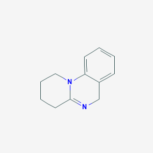 molecular formula C12H14N2 B3495623 2,3,4,6-tetrahydro-1H-pyrido[1,2-a]quinazoline 