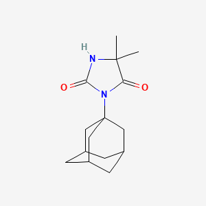 3-(1-Adamantyl)-5,5-dimethylimidazolidine-2,4-dione