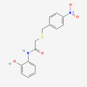 N-(2-hydroxyphenyl)-2-[(4-nitrobenzyl)thio]acetamide