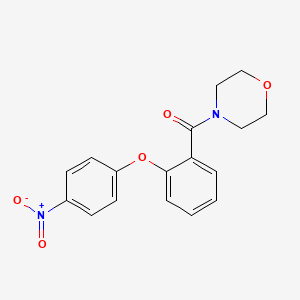 Morpholin-4-yl-[2-(4-nitrophenoxy)phenyl]methanone