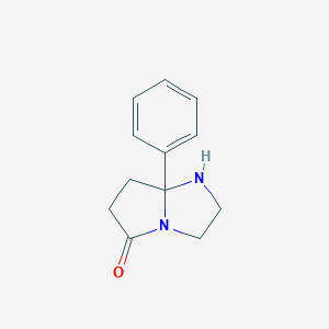 7a-phenyl-hexahydro-1H-pyrrolo[1,2-a]imidazolidin-5-one