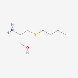 molecular formula C7H17NOS B034958 2-Amino-3-butylsulfanylpropan-1-ol CAS No. 101669-91-4
