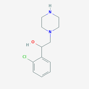 1-(2-Chlorophenyl)-2-piperazin-1-ylethanol