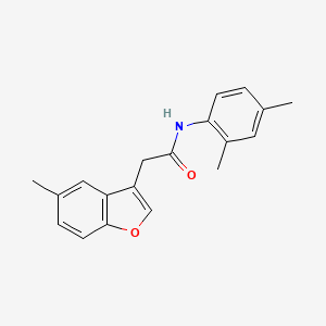 N-(2,4-dimethylphenyl)-2-(5-methyl-1-benzofuran-3-yl)acetamide