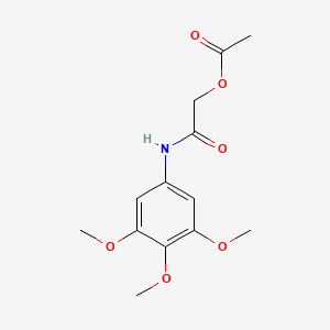 2-oxo-2-[(3,4,5-trimethoxyphenyl)amino]ethyl acetate