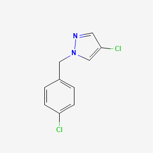 molecular formula C10H8Cl2N2 B3495952 4-chloro-1-(4-chlorobenzyl)-1H-pyrazole 