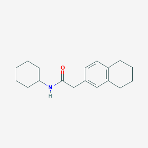 N-cyclohexyl-2-(5,6,7,8-tetrahydronaphthalen-2-yl)acetamide