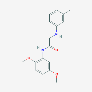 N-(2,5-dimethoxyphenyl)-N~2~-(3-methylphenyl)glycinamide