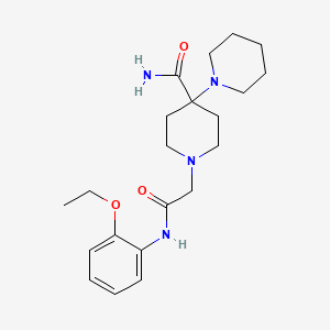 1-{[N-(2-ethoxyphenyl)carbamoyl]methyl}-4-piperidylpiperidine-4-carboxamide