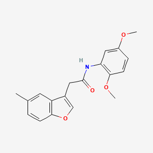 N-(2,5-dimethoxyphenyl)-2-(5-methyl-1-benzofuran-3-yl)acetamide