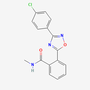 2-[3-(4-chlorophenyl)-1,2,4-oxadiazol-5-yl]-N-methylbenzamide