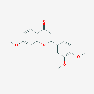 molecular formula C18H18O5 B349634 3',4',7-三甲氧基黄烷酮 