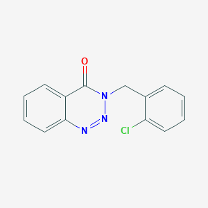 3-(2-chlorobenzyl)-1,2,3-benzotriazin-4(3H)-one