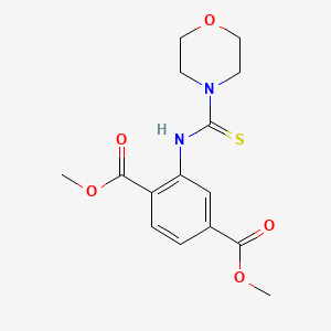 dimethyl 2-[(4-morpholinylcarbonothioyl)amino]terephthalate