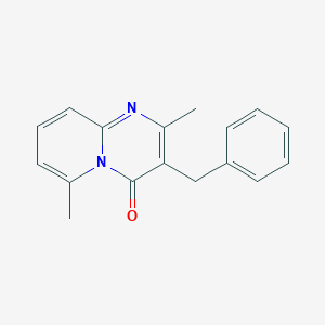 molecular formula C17H16N2O B3496596 3-benzyl-2,6-dimethyl-4H-pyrido[1,2-a]pyrimidin-4-one 