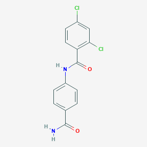 N-[4-(aminocarbonyl)phenyl]-2,4-dichlorobenzamide