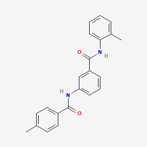 3-[(4-methylbenzoyl)amino]-N-(2-methylphenyl)benzamide