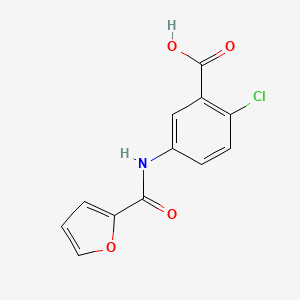 2-Chloro-5-[(furan-2-ylcarbonyl)amino]benzoic acid