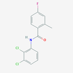 N-(2,3-dichlorophenyl)-4-fluoro-2-methylbenzamide