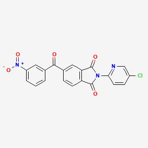 2-(5-chloro-2-pyridinyl)-5-(3-nitrobenzoyl)-1H-isoindole-1,3(2H)-dione