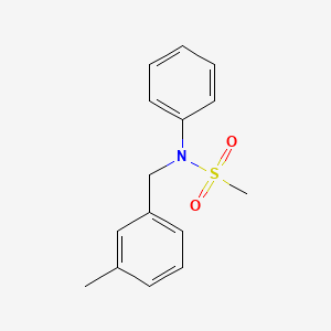 N-(3-methylbenzyl)-N-phenylmethanesulfonamide