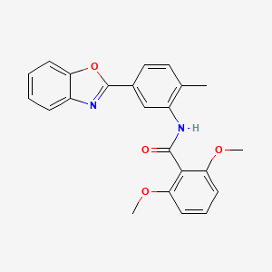 N-[5-(1,3-benzoxazol-2-yl)-2-methylphenyl]-2,6-dimethoxybenzamide