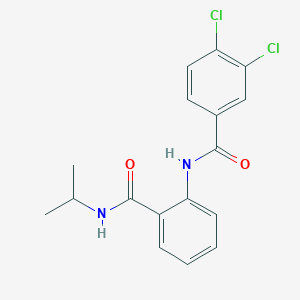 3,4-dichloro-N-{2-[(isopropylamino)carbonyl]phenyl}benzamide