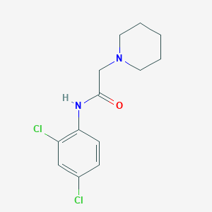 molecular formula C13H16Cl2N2O B3497199 N-(2,4-dichlorophenyl)-2-(1-piperidinyl)acetamide 